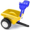 Baby Mix New Holland geltonas traktorius su traktoriumi ir įrankiais