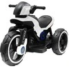 Baby Mix POLICE elektrinis motociklas baltas