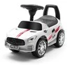 BABY MIX 45835 Vaikiškas žaislas su garsu RACER baltas