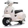 Baby Mix Vespa elektrinis motociklas baltas