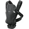 BabyBjorn Baby Carrier Mini 3D Jersey - maža nešioklė naujagimiui | Pilkai juoda