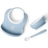 BabyBjorn Baby Feeding Set - komplektas do karmienia, 3 vnt. | Powder Mėlyna