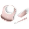 BabyBjorn Baby Feeding Set - komplektas do karmienia, 3 vnt. | Powder Rožinė