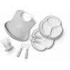 BabyBjorn Dinnerware - komplektas do karmienia 8 dalys | Pilkas