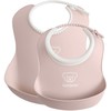 BABYBJORN - mažas/didelis seilinukų rinkinys - Powder Rožinė
