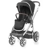 BabyStyle Oyster 3 stilingas vaikiškas vežimėlis | Tamsiai pilkos/sidabro spalvos "Caviar Silver"