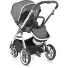 BabyStyle Oyster 3 stilingas vaikiškas vežimėlis | Pilkos/Sidabro spalvos "Mercury Silver"