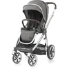 BabyStyle Oyster 3 stilingas vaikiškas vežimėlis | Pilkos/Sidabro spalvos "Mercury Silver"