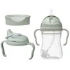b.box - 3 viename geriamasis puodelis, šiaudelis, vandens buteliukas, treniruočių puodelis 240 ml | Sage