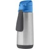 B.BOX BB500905 terminis buteliukas su sportiniu kandikliu 500ml mėlynas skalūnas