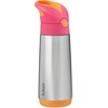 b.box - termo buteliukas su šiaudeliais 500ml | Braškių kokteilis