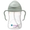 B.BOX BB200210 Vandens butelis su šiaudeliu 240 ml šalavijų