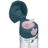 B.BOX - Tritano buteliukas su šiaudeliu 450 ml, indigo rožinis