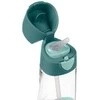B.BOX BB500307 Tritan buteliukas su šiaudeliais 450 ml Emerald Forest