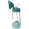 B.BOX BB500307 Tritan buteliukas su šiaudeliais 450 ml Emerald Forest