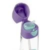 B.BOX BB500303 Tritan buteliukas su šiaudeliu 450 ml Lilac Pop