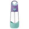 B.BOX BB500303 Tritan buteliukas su šiaudeliu 450 ml Lilac Pop