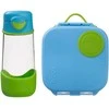 B.box Mini Lunchbox - vaikiškas pusryčių indelis 1l, rinkinys su buteliuku | Vandenyno brizas