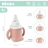 Beaba 3in1 mokomasis puodelis, spalva: old pink