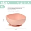 BEABA SILIKONINIS DUGNU PRILIMPANTIS DUBENĖLIS, COTTON CANDY