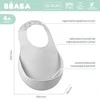 Beaba silikoninis seilinukas, spalva: light grey