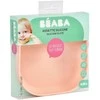 BEABA SILIKONINĖ DUGNU PRILIMPANTI LĖKŠTĖ, COTTON CANDY