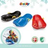 Dantoy Classic - rogės su vairu ir stabdžiais 95 cm | Juoda