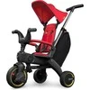 Doona Liki Trike S3 5in1 Sulankstomas triratukas dviratukas - Juodas/raudonas