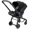 Automobilinė kėdutė - vežimėlis Doona X, 0-13 kg, Nitro Juodas