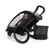 Hamax Cocoon One - vienvietė 2in1 dviračio priekaba, priekaba ir vežimėlis | Pilka/juoda