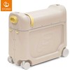 Kelioninis Stokke JetKids BedBox - Vaikiškas lagaminas su lovos funkcija | Moonglow Baltas