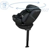 Maxi Cosi Emerald 360 S - sukamasis fotelik automobilinis, 40-150 cm | Tonal Juodas