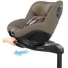 Automobilinė kėdutė Maxi-Cosi Mica 360 Pro, su i-Size, 0-18 kg (40-105 cm), rudos spalvos