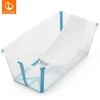 Stokke Flexi Bath - sulankstoma vaikiška vonia su įdėklu | Ledyno mėlyna