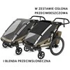 Thule Chariot Cross 2 Dviguba dviračio priekaba | G3 išblukęs chaki