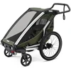 „Thule Chariot Lite“ viengubo dviračio priekaba, vintažinės žalios spalvos