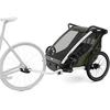 „Thule Chariot Lite“ dviguba dviračių priekaba, vintažinės žalios spalvos