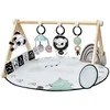 Tiny Love Decor Baby Gym Su mediniu stovu juoda-balta