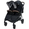 Valco Baby Snap Duo Trend SPORT – dvivietis vežimėlis | juodos spalvos