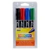 Marvy Uchida Akriliniai markeriai "Marvy Decocolor Acrylic" #315-4A Primary. 4 vnt