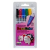 Marvy Uchida Markeriai įvairių paviršių dekoravimui Marvy Decocolor Paint Marker Fine #200-6A Primary. 6vnt.