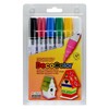 Marvy Uchida Markeriai įvairių paviršių dekoravimui Marvy Decocolor Paint Marker Broad #300-6A Primary. 6 vnt.