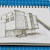 Marvy Uchida Spalvoti grafiniai rašikliai Marvy For Drawing #4600-5VC teptukiniu galiuku. 5vnt.