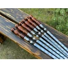 Bbq Expert Iešmas šašlykams, liulia kebabui su medine rankena 3x20x550mm