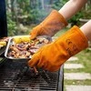 Bbq Expert Karščiui atsparios pirštinės griliui (natūralios verstos odos), 2 vnt.