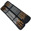 Bbq Expert Nerūdijančio plieno iešmų rinkinys (450×20×3 mm ir 450×12×3 mm) su dėklu, 12 vnt.