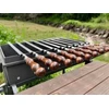 Bbq Expert Nerūdijančio plieno iešmų rinkinys (480×12×3 mm) ir šašlykų nuėmimo peilis su dėklu, 12 vnt.