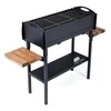 Dm_Grill Bbq Expert Šašlykinė 730x30x85 cm, su lentynomis, metalo storis 3mm