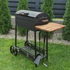 Bbq Expert Šašlykinė 88x47x92 cm, su lentyna ir ratukais, metalo storis 3mm