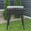 Bbq Expert Šašlykinė su dangčiu ir lentyna 60x35x20 cm, metalo storis 4mm VIP komplektacija